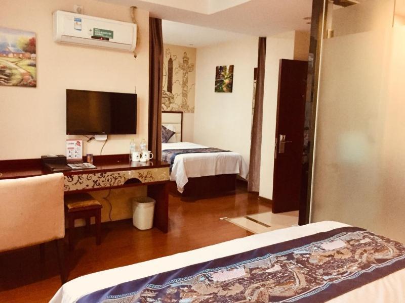 Greentree Inn Guangxi Yulin Jincheng Commercial Building Shell Hotel Zewnętrze zdjęcie